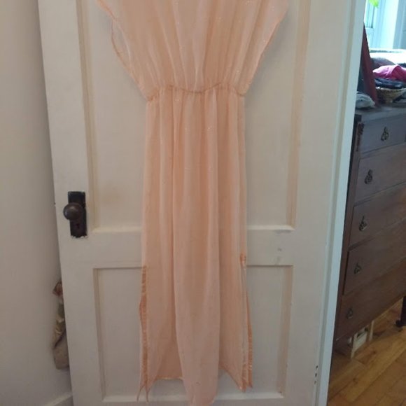 Vintage peach dress - Picture 4 of 4